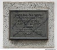 Photo Texture of Memorial Plaque 0005